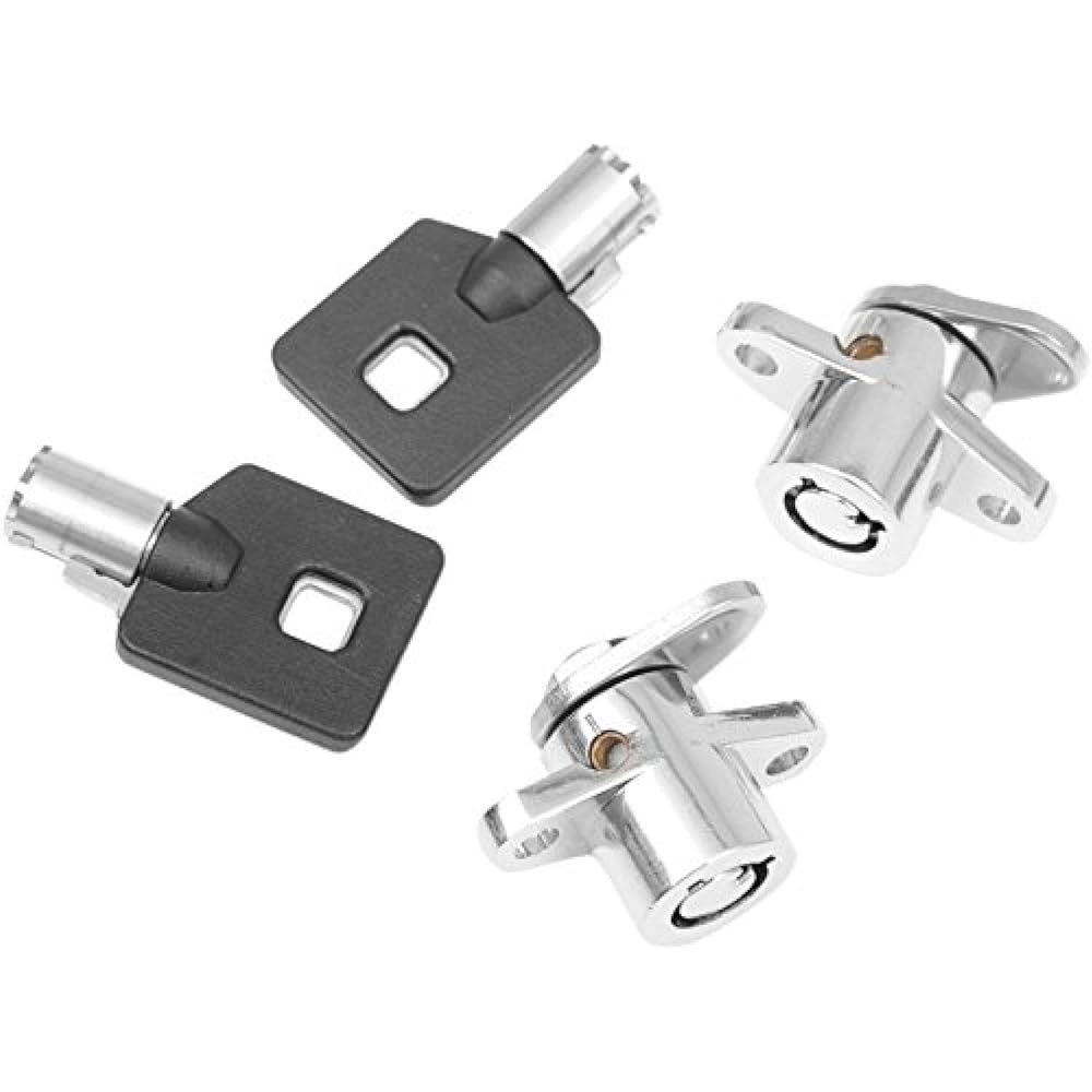 DRAG Specialties Saddle Bag Lock Kit with Hard Saddle Bag FLT, FLHT, FLHX, FLTR, (93-13) Harley-Davidson P-3501-0867