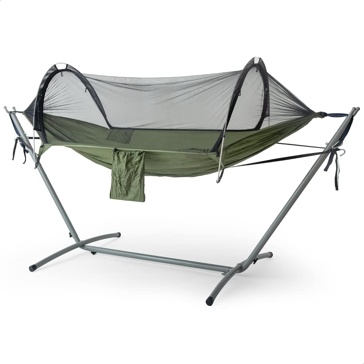 Tansu no Gen Hammock ``Maybe fishing. ”Collaboration all-in-one hammock with mosquito net, load capacity 200kg, 2 height adjustment levels, freestanding 74100032 (79793)
