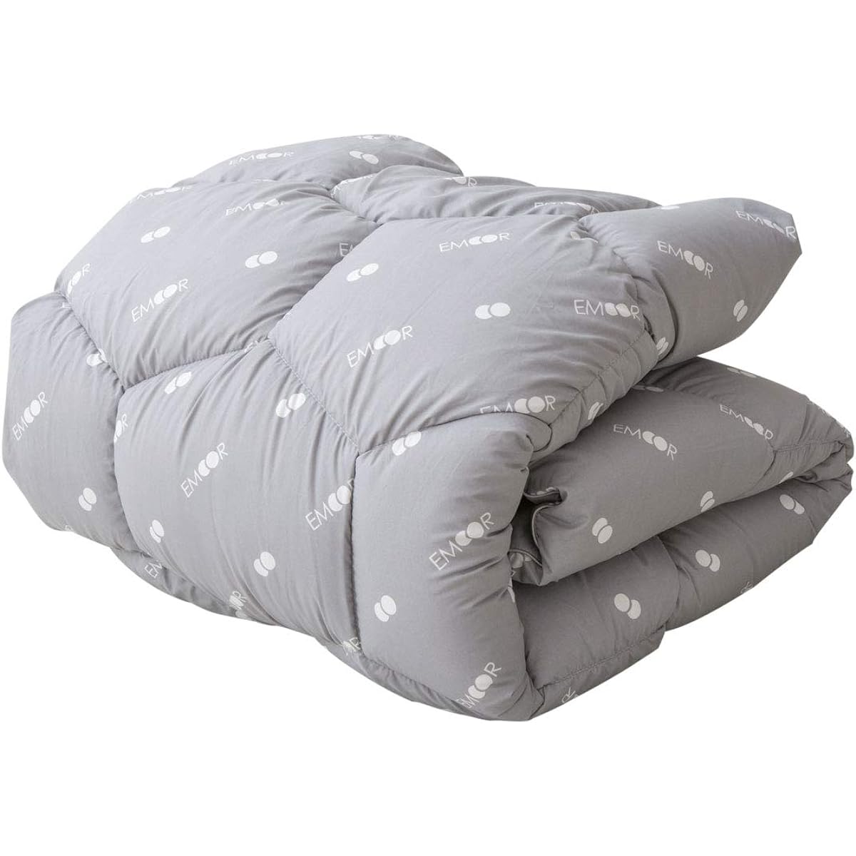 Emur Comforter, Single, Warm, Washable, Highly Functional, New Material, Contains Graphene, Antibacterial, Odor Resistant, Heat Retention, Infrared Effect, Good Sleep, Restful Sleep, For Winter, Gray