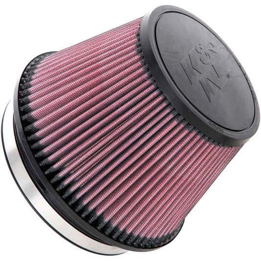 K & N Universal Lump On Air Intake Filter: High performance, premium, washing, replacement air filter: Flange diameter: 6 inches, 5 inches, flange length: 1 inch, shape: round tapered, RU-2960XD