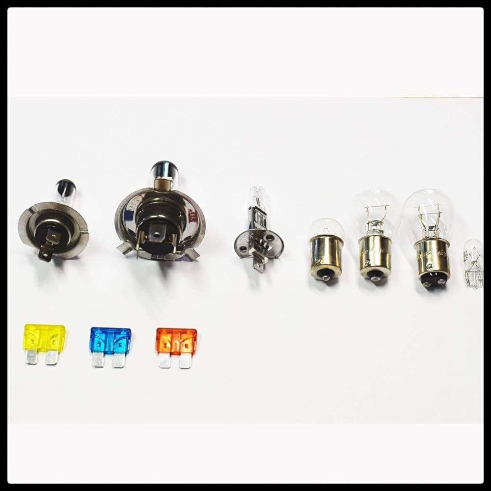 SAKURA Emergency Light Bulb Kit -Fit Most Car -7 Light Bulk 3 Hughes