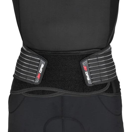 Dirtfreak DFG Axis Riding Belt 6 Inches L/XL (34-38 Inches) Waist Belt Slim Type Stretch Mesh Panel Comes with a Loop for Hanging on a Hook Compact Design Suitable for Women and Youth Support Belt Off-Road Forest Road Race DG0601-1022