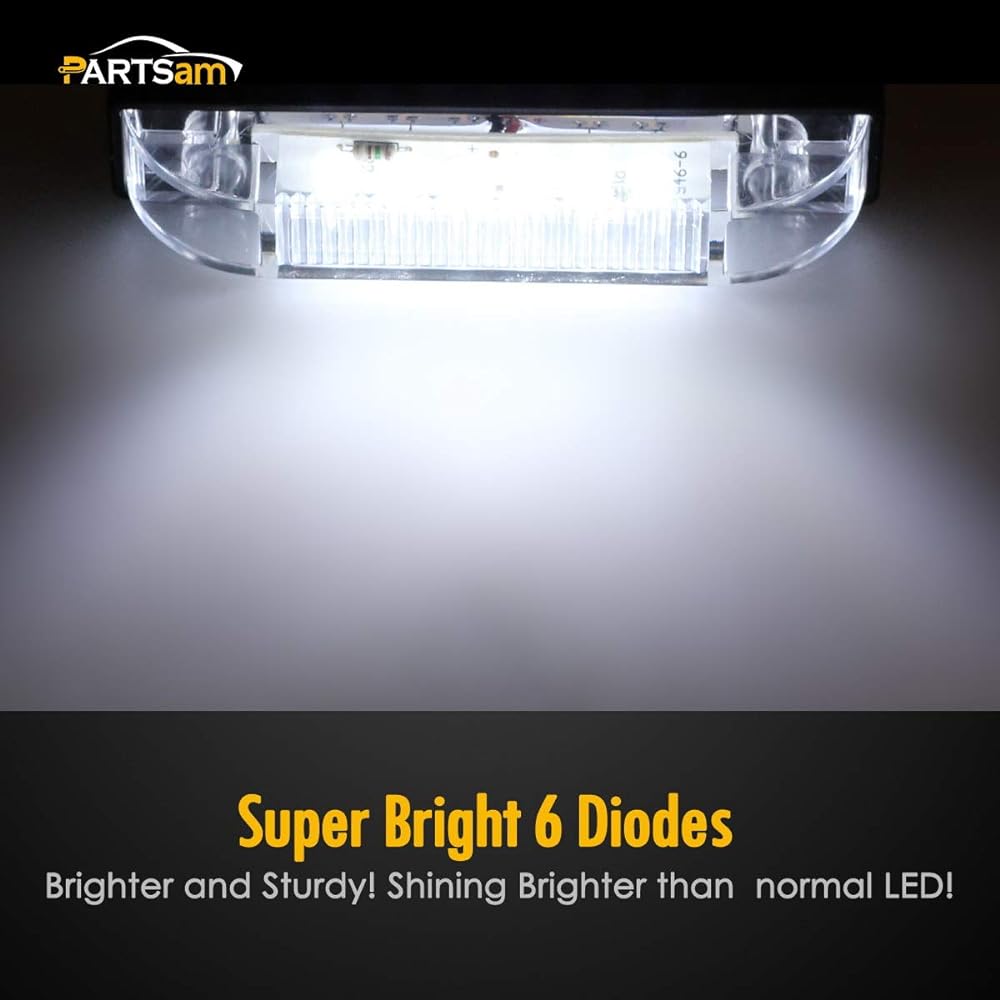 PARTSAM 4 -inch Utirity Trip Light Bar White LED 9 Clear Lens Waterproof 12V Surface mount 4 inch Thin Line Boat Marine Light Side Marker Lump Track Trailer RV Camper Bonnet Lower Dome Light