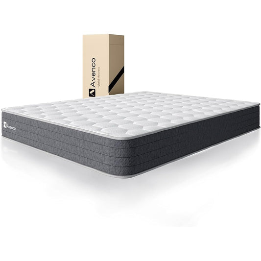 Avenco Mattress, Semi-Double, High Resilience, Thickness 7.9 inches (20 cm), Slightly Firm, Bed Mattress, Pocket Coil Mattress, 522 Coils, 3 Zone Structure, Line Length 0.08 inch (2.0 mm) / 0.08 inch