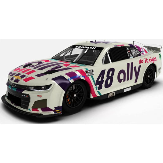 Salvinos J.R Model 1/24 NASCAR 2022 Camaro ZL1 Hendrix Motorsports "Alex Bowman" Plastic Model SJMHMC2022ABP Molding Color