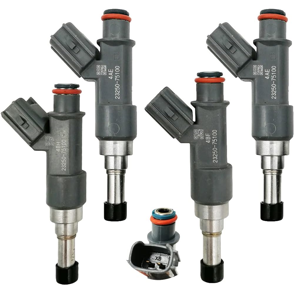 Automotive-leader FJ783 23250-75100 Fuel Injector 12 Hole Engine Nozzle Compatible with 2005-2016 Toyota-a Tacoma, 2010 Toyota-a 4Runner Hiace 2.7L 23250-79155 2325075100.