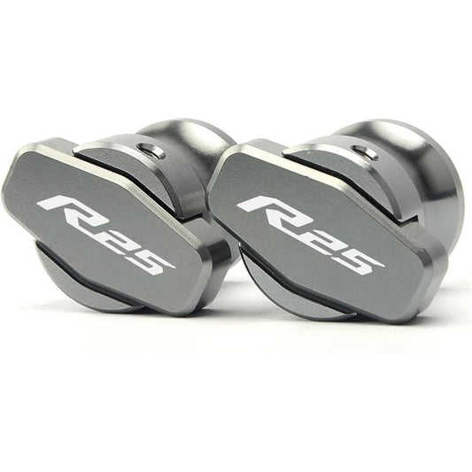 Motorcycle Swingarm Spool 6mm Motorcycle Parts Bike CNC Swingarm Spool Slider Slider Stand Screw For R25 2014 2015 Yzfr25 (Color: Titanium)