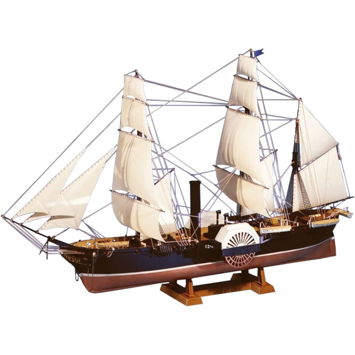 Qingdao Cultural Teaching Materials Society (AOSHIMA) Large Sailing Ship No.10 1/150 Black Ship サスケハナ