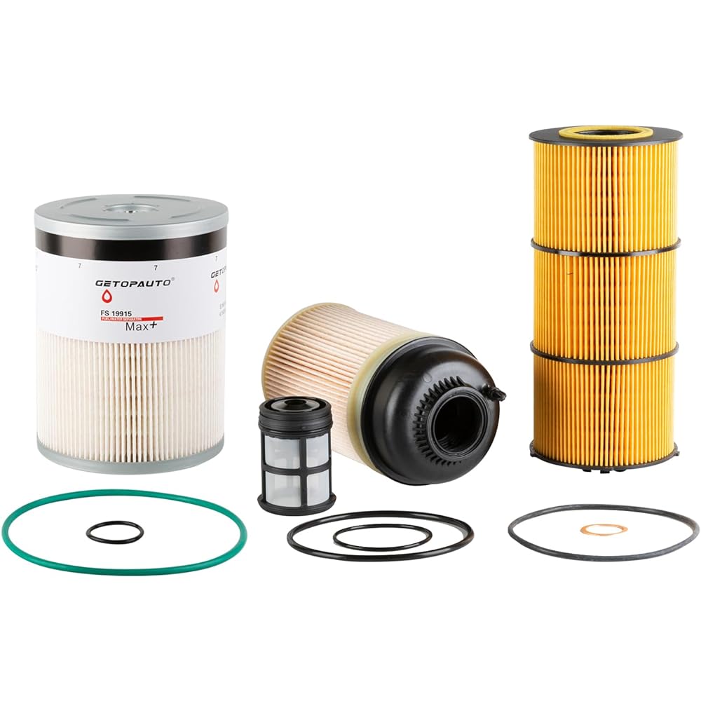 Getopauto Freightliner Cascadia DD series oil, air, FWS, fuel filter kit AF27879 FS19915 PF9908 P551005 Replacement