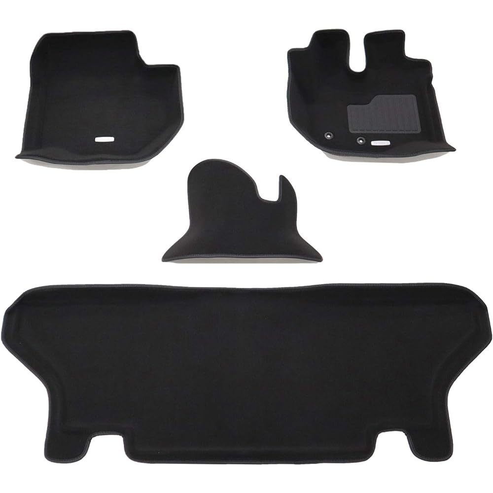 Clazzio Floor Mat 3D Type Set for 1 Car Hiace/Regius Ace 200 Series Standard Body S-GL Standard Type Black ET-1096 [5CETB1096K]