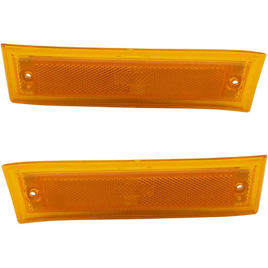 After replacement driver and passenger seat set Signal side marker light 1981-1991 C/K/R/V Suburban Jimmy Blazer
