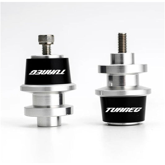 Motorcycle Bobbin Slider Stand 6mm Motorcycle Accessories Aluminum Swingarm Spool Slider Stand For Tuareg 660 Tuareg660 2021 2022 (Color: Silver)