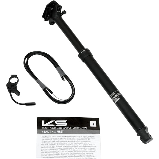 Kind Shock KS Rage-iS Suspension Dropper Seatpost w/ Remote 27.2x414mm T: 100mm, KS2714