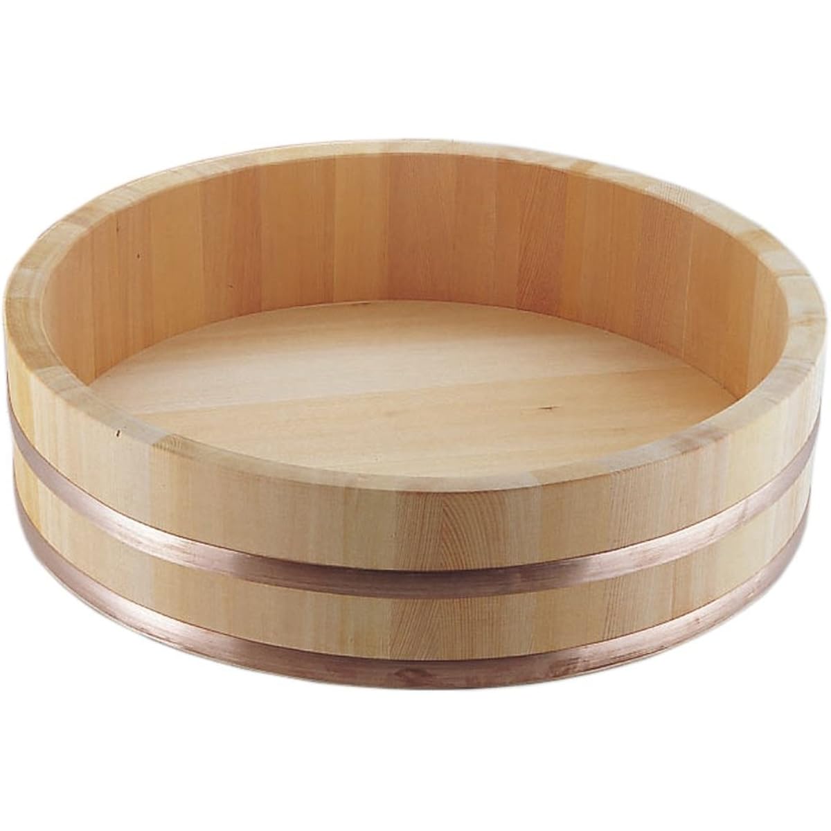 Yamako Wooden Bronze Rice Stand (Japanese Spanish mackerel wood) 66cm