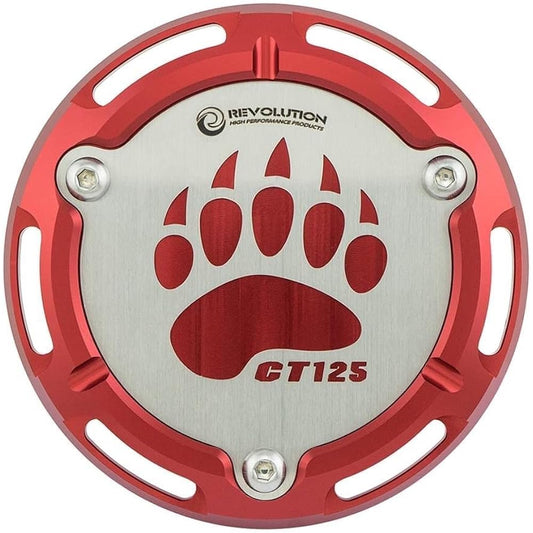 Engine side cover for Honda Hunter Cub CT125 JA65/REVOLUTION ENGINE COVER For HONDA CT125 JA65 (Red)