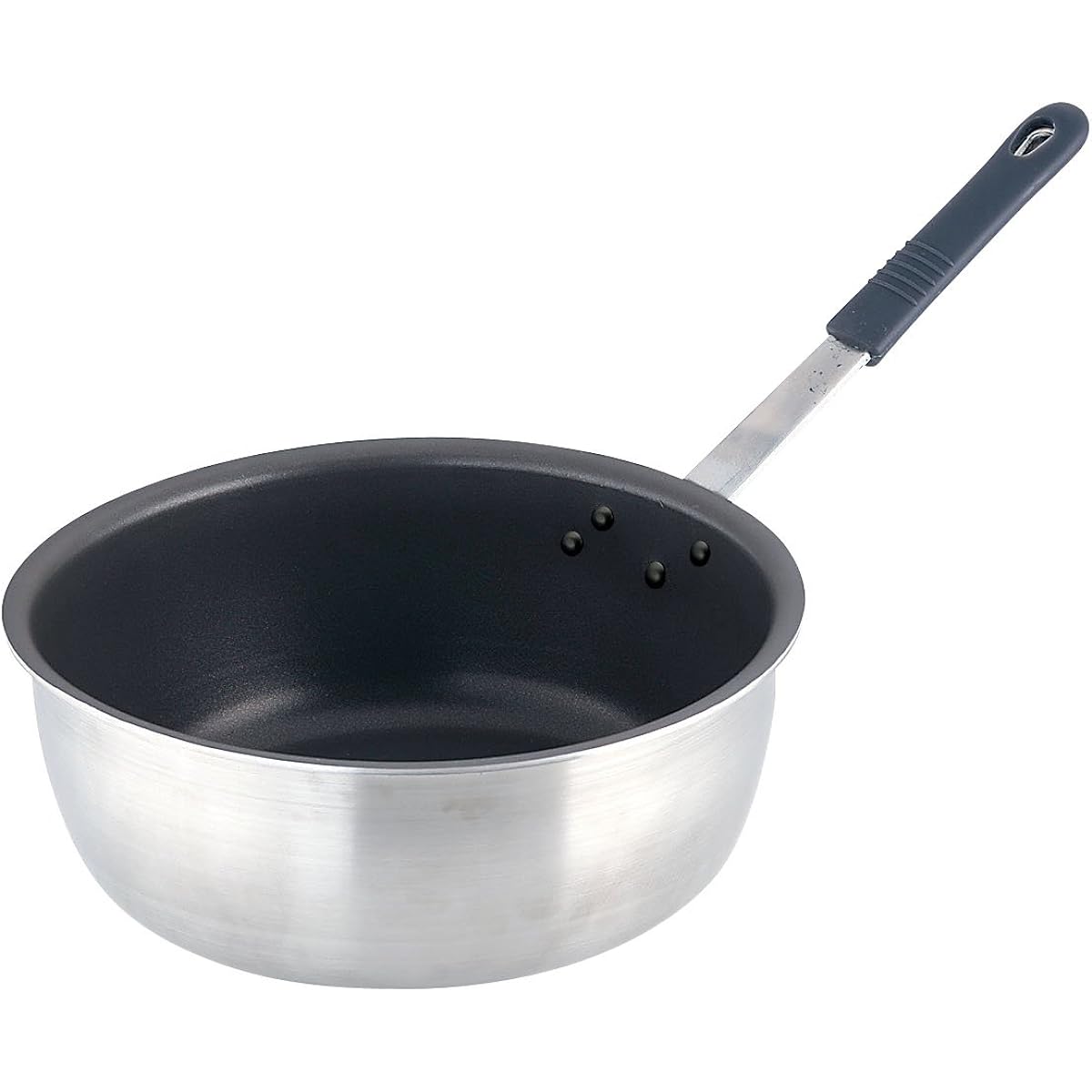 Endo Shoji Commercial IH Select 2-Layer Clad Yukihira Pot 24cm IH Compatible Body: Aluminum Alloy Stainless Steel AYK8304