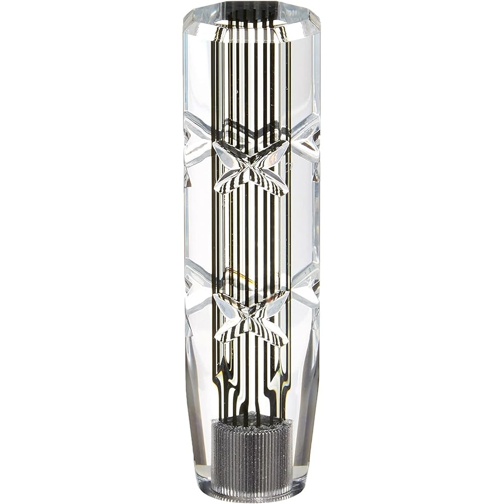 MADMAX Crosscut Shift Knob (150mm Clear/Black Line)