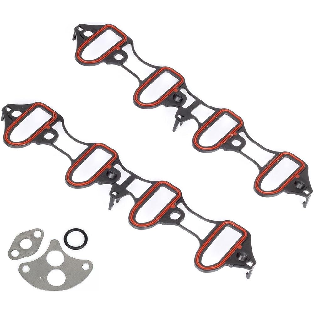 Intake Mani Hold Gasket MS92211 MS18007 MS4657 MS16340 // Hummer 5.3L 4.8L 2002-2003 ESCALADE 5.3L 2001-2003 Sierra 1500 HD 6.0L 2001-2001 02 Ucon 60L.