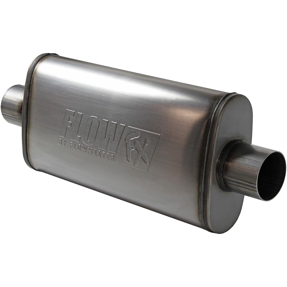 FlowMaster Flowfx 71249 3 inch Center Inter/Center Outlet Stainless Steel Muffler
