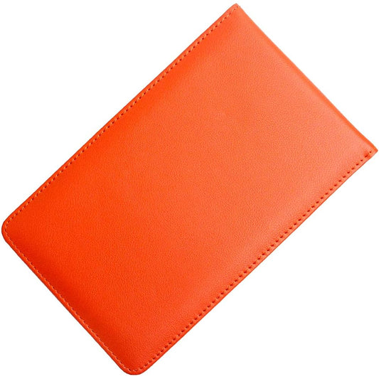 [AWESOME] Golf Yardage Book Cover Vertical Leather Style Series Orange ASGFT-L01