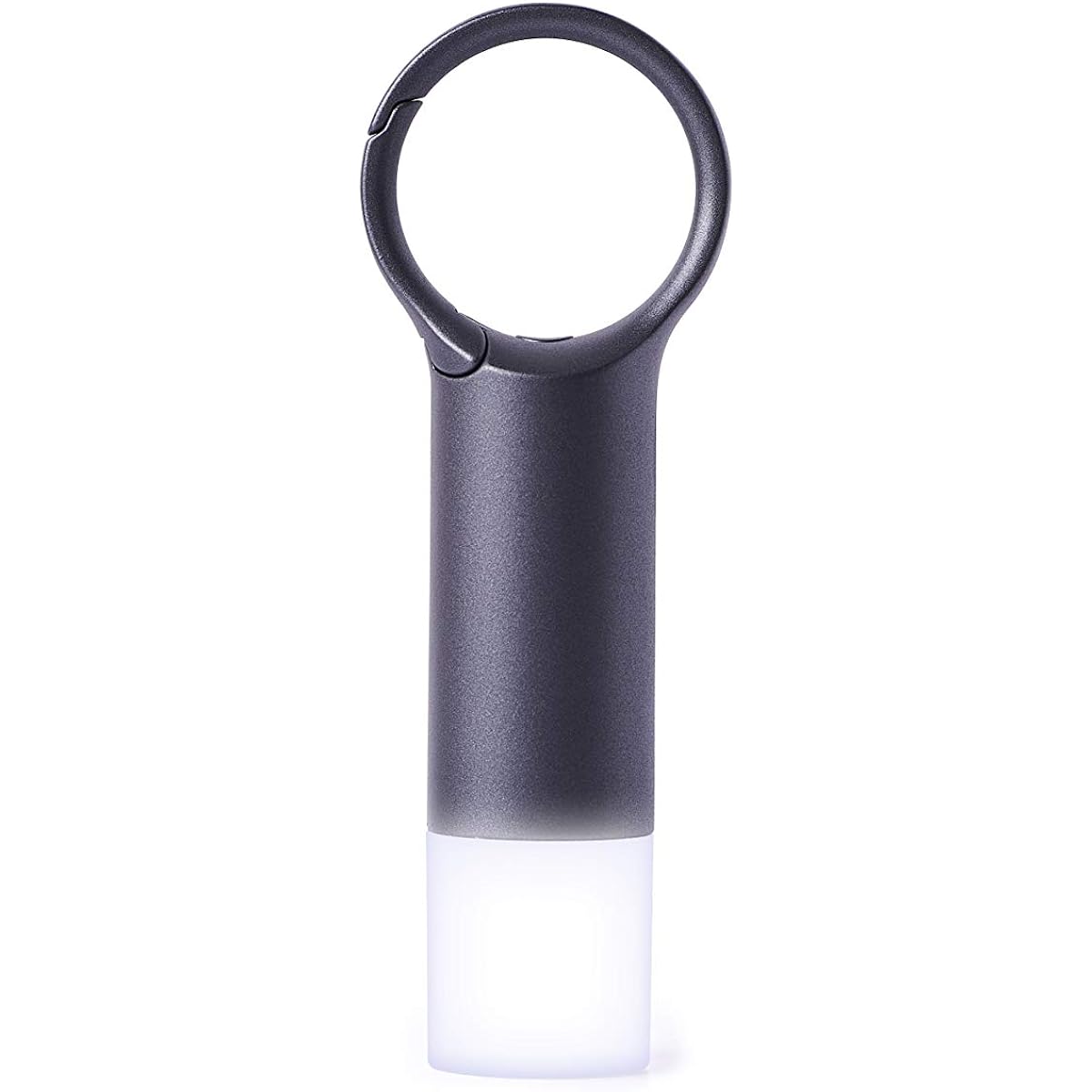 Lexon - Nomady Flash LED Warning Light with Carabiner Hook, Dark Gray
