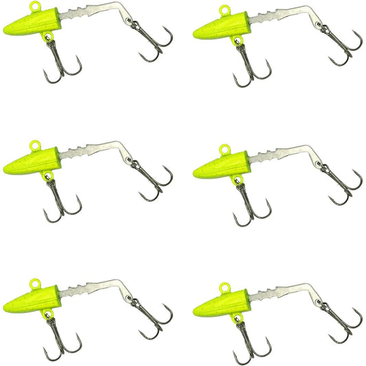 Blue Ocean Jig Head Set Chart 10g 15g 20g S size (Set of 6) Sea Bass Flounder Bluefish Hairtail Jig Head Set