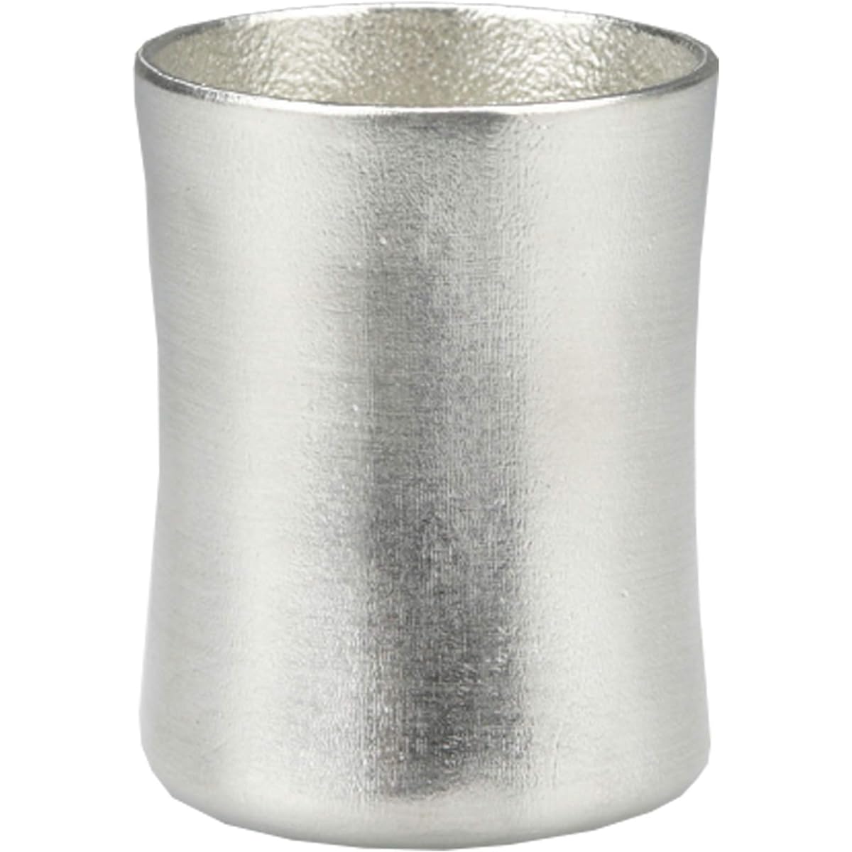 Nousaku Cup Kubile - L Silver Diameter 6.3cm x Height 8.0cm 100% Tin Case Made in Japan 501343