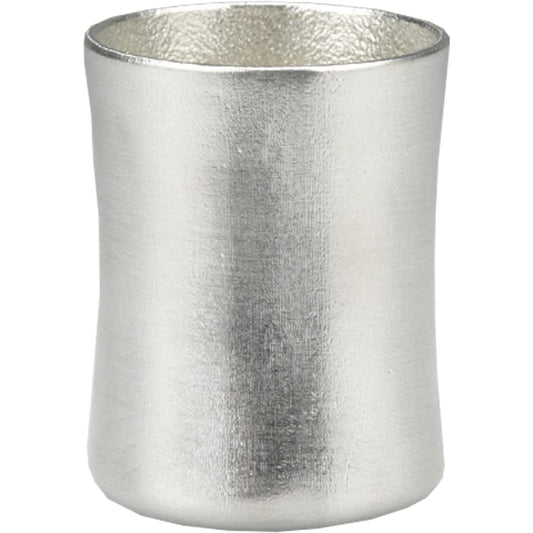 Nousaku Cup Kubile - L Silver Diameter 6.3cm x Height 8.0cm 100% Tin Case Made in Japan 501343