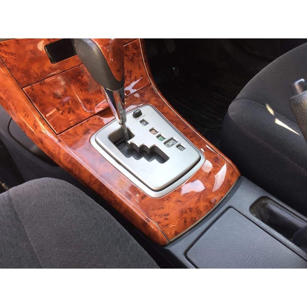 IDT Mini Waist Included 14 Series Corolla Fielder Interior Panel Wood Grain Air Conditioner Shift Console Cover 141 142 144