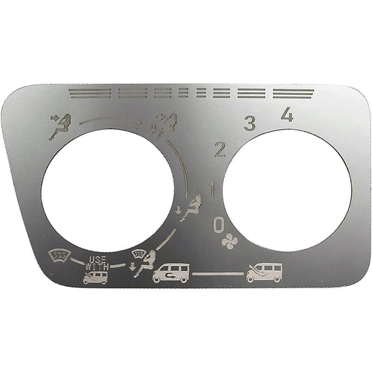 BRIGHTZ Pixis Van S321M S331M Late Super Mirror Stainless Plating Air Conditioner Switch Panel [INT-ETC-463] S321 S331 321 331 Pixis Van 46871