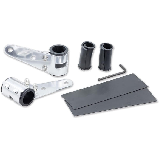 Kijima Motorcycle Bike Parts Headlight Stay Custom Up Type 27-39mm Aluminum Silver 205-0251S