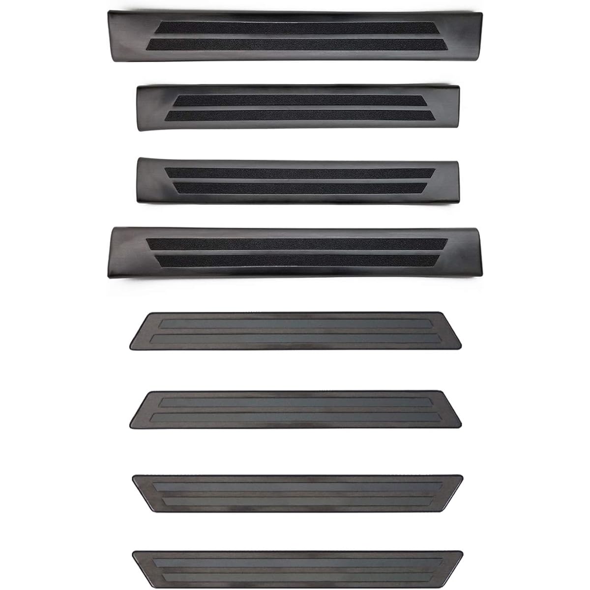 Samurai Produce Mazda CX-8 KG Series Exclusive Scuff Plate Side Step Inside & Outside Front Rear Set 8P Black Hairline