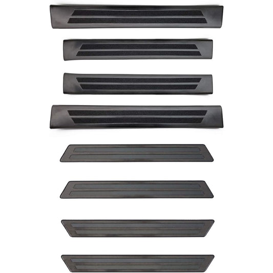 Samurai Produce Mazda CX-8 KG Series Exclusive Scuff Plate Side Step Inside & Outside Front Rear Set 8P Black Hairline