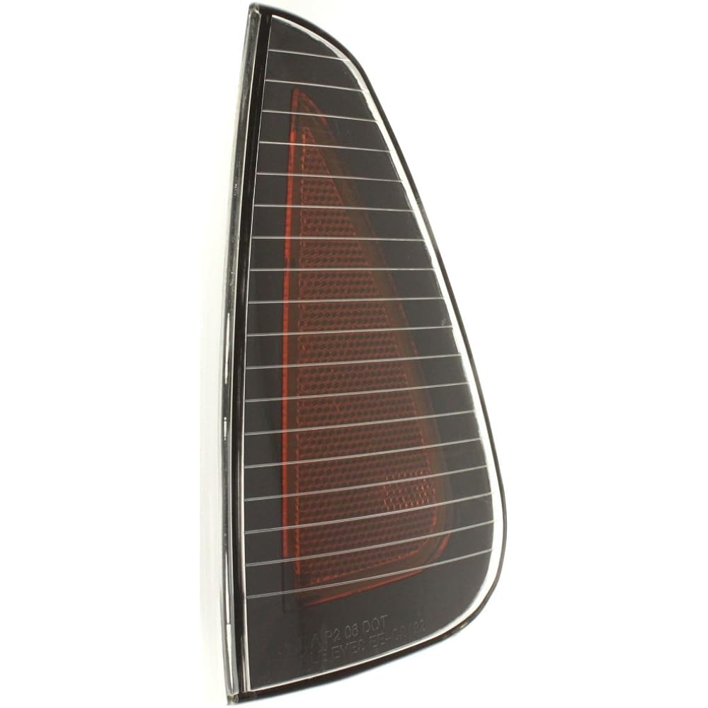 Side marker light lamp amber lens with light bulb on left dodge charger compatible with light bulb