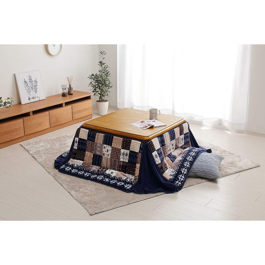 [Ikehiko Corporation] Kotatsu Futon 4550317073175 Navy Square