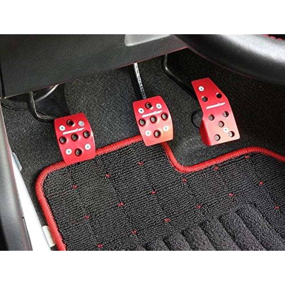 MONSTER SPORT Sports Driving Pedal Cover Red Anodized Swift Sport [ZC31S] For MT Cars 849520-4650M