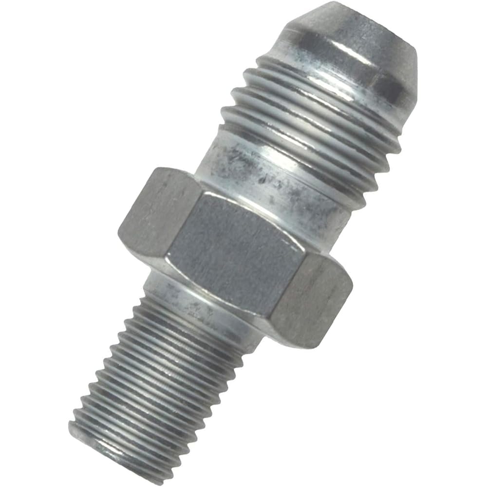 ICT Billet Straight -6 Flare Male -1/8 inch NPT Pipe Adapter Footstage 6 An Bear Aluminum -National Pipe Thread Designed in the United States AN816-06-02A