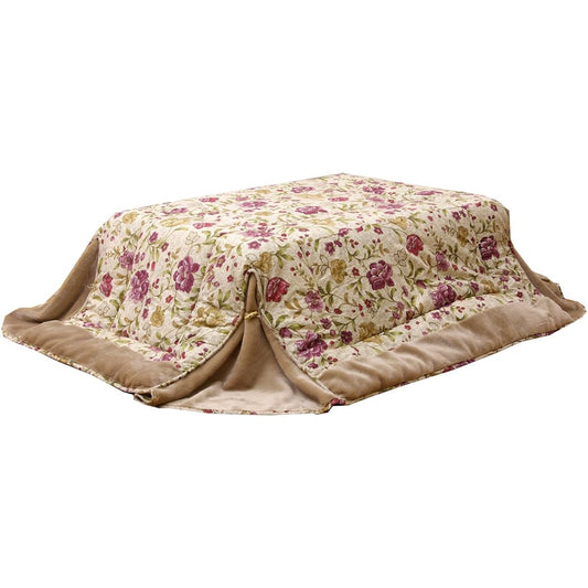 Ikehiko Kotatsu Futon, Rectangle, Natasha NSK Extra, Approx. 190 x 230cm, Beige, Space Saving, Thin, Extra Filling #5067319