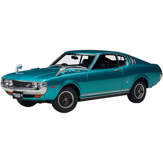 AUTOart 1/18 Toyota Celica Liftback 2000GT (RA25) 1973 Turquoise Blue Metallic Finished Product