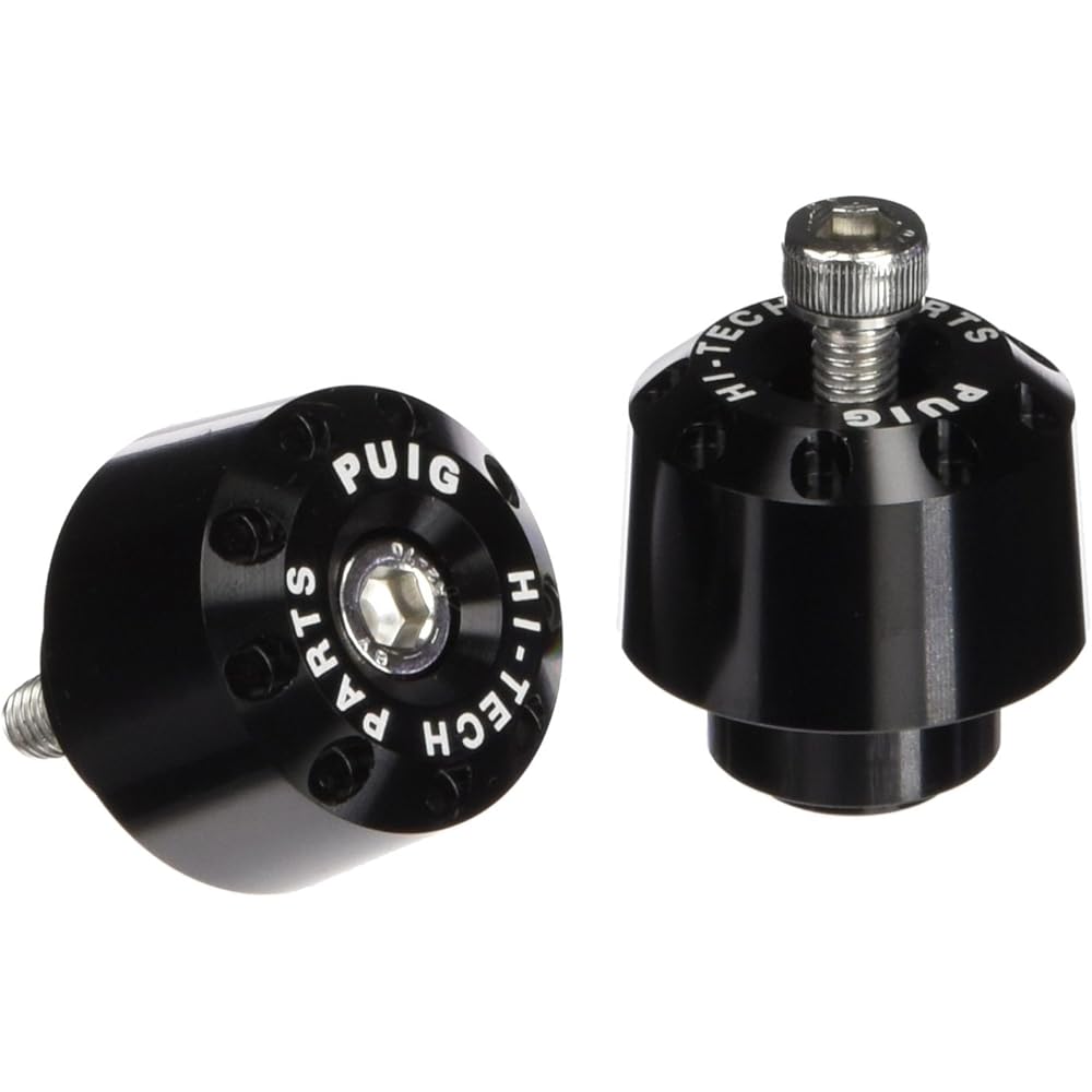 PUIG 6643N Black Bar End (Aluminum Honda)