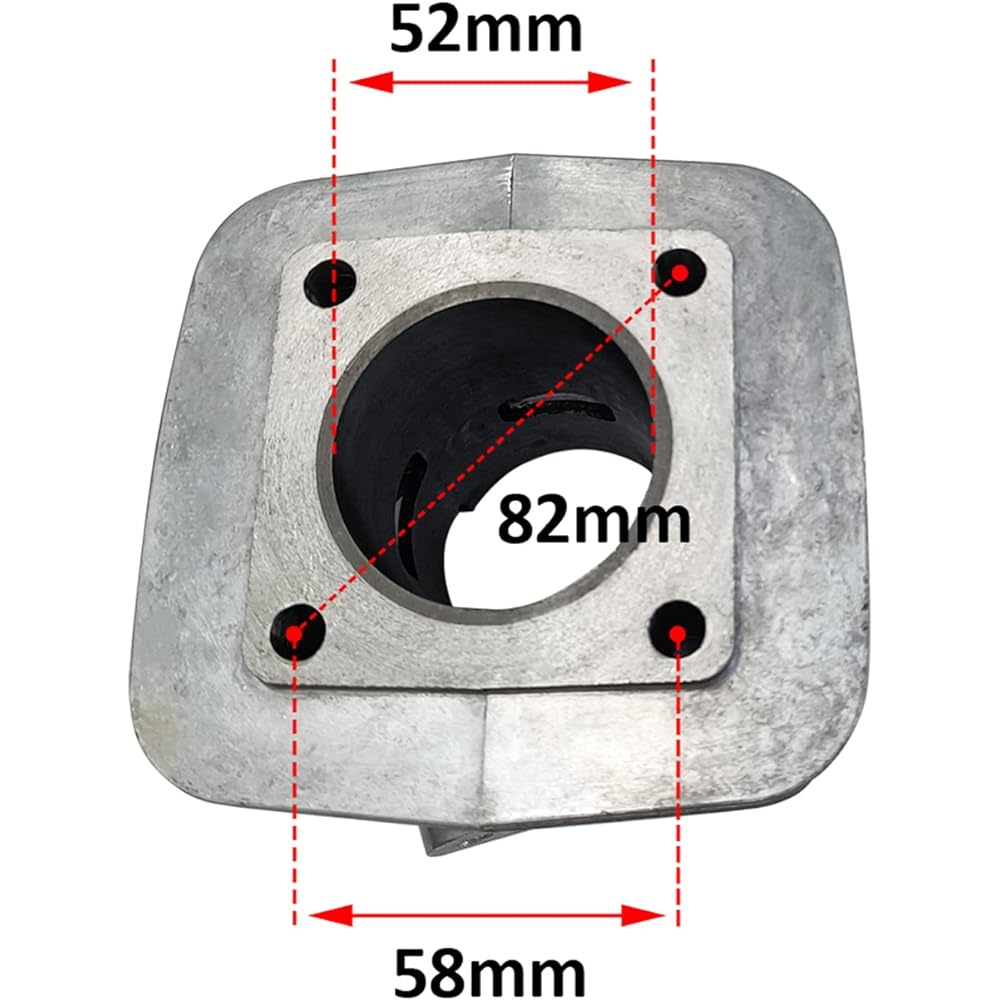 DonSP1986 CDH110-52mm Cylinder Body Iron Sleeve Gasket and Piston Combo