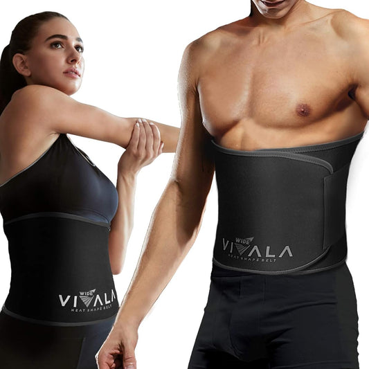 VIVALA Shape Up Belt [Wide Type] For Tummy Tightening, Weight Loss, Exercise