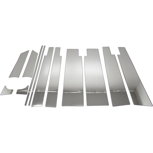 BRIGHTZ Serena C25 Super Mirror Plating Pillar Panel Cover 12PCs with Standard Visor [PIL-SIL-231] 4730
