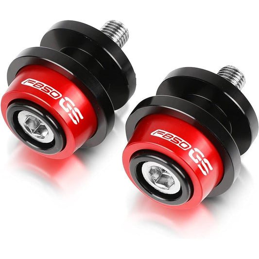 Motorcycle Swing Arm Spool Slider B-M-W F850 GS Adventure F850 ADV 2018 2019 2020 2021 Motorcycle Swing Arm Spool Slider Stand Screw (Color: Red)
