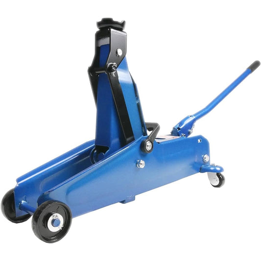 Emerson Hydraulic floor jack 2t SG standard compliant product Hydraulic type for easy jacking [Lowest] 135mm [Highest] 385mm Light car ~ Ordinary car / Minivan Can also be hung on the side with an adapter sold separately EM-516