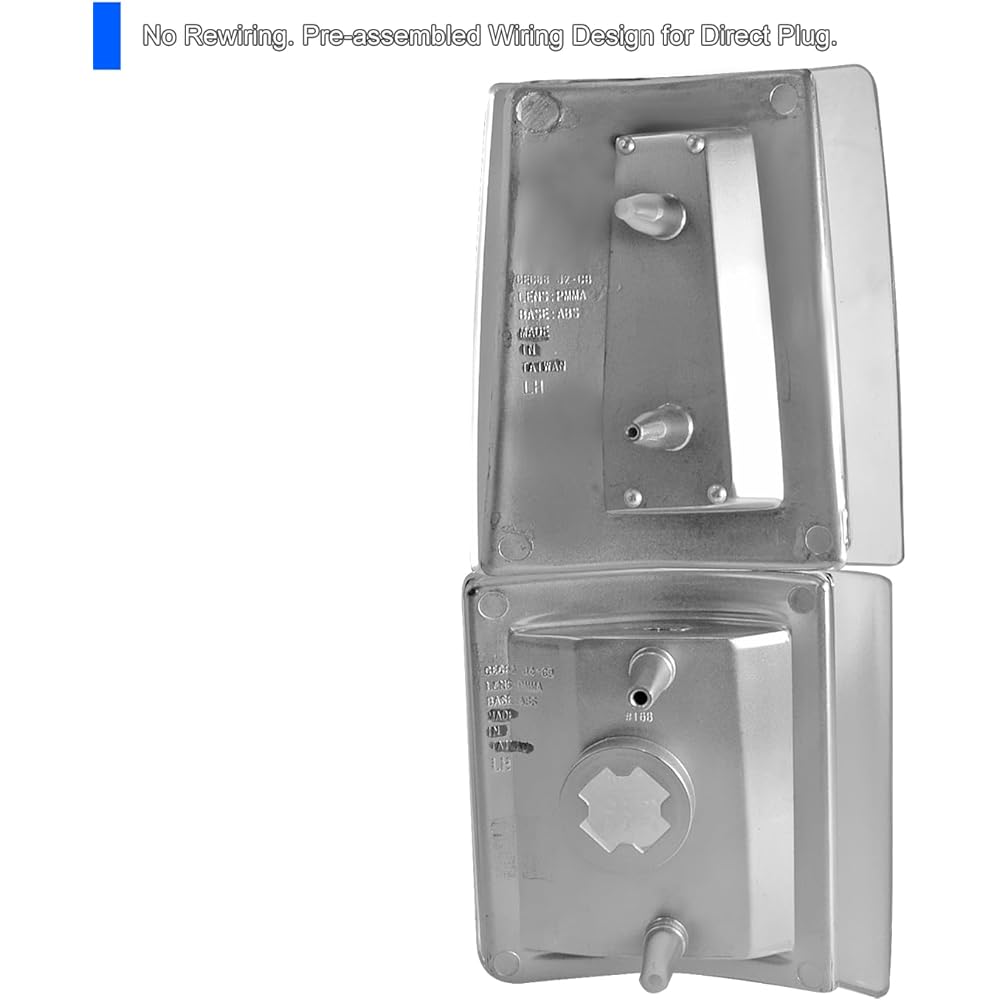 SPEC-D TUNING 2LC-G2G4-V2-TM GMC Sierra/Suburban/Yukon/C10 Corner Light Chrome