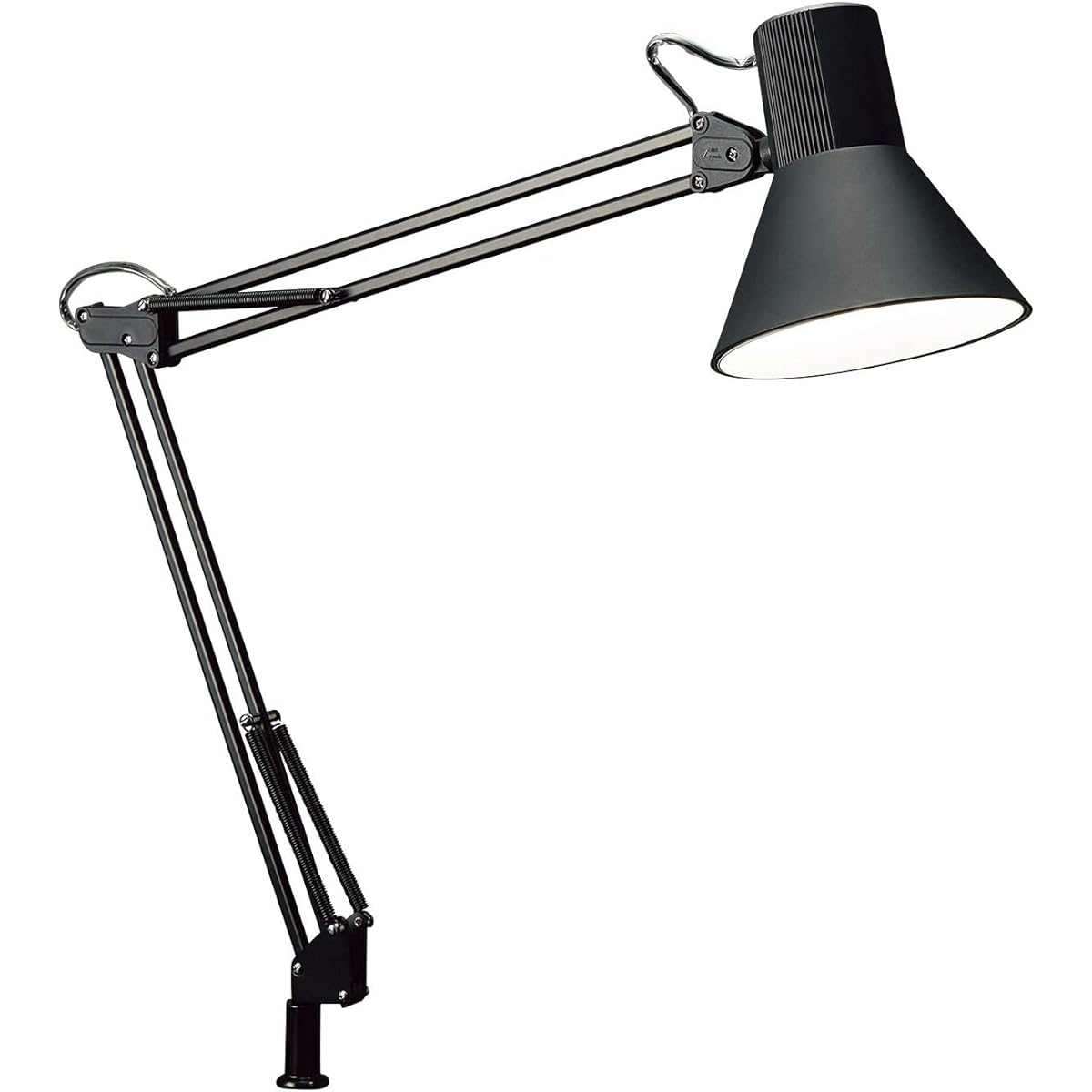 Yamada Shomei Z-LIGHT LED Desk Light Alloy Steel Black E26LED Bulb Daylight White Z-108NB