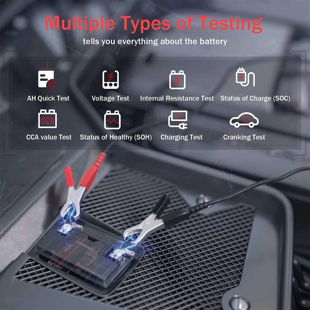 zmart Battery Tester 12V 2000CCA Capacity Hydrometer Internal Resistance Cranking Current Japanese [Parallel Import]
