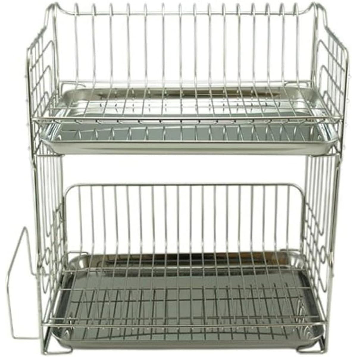 Oki Seisakusho 2-tier drainer basket silver