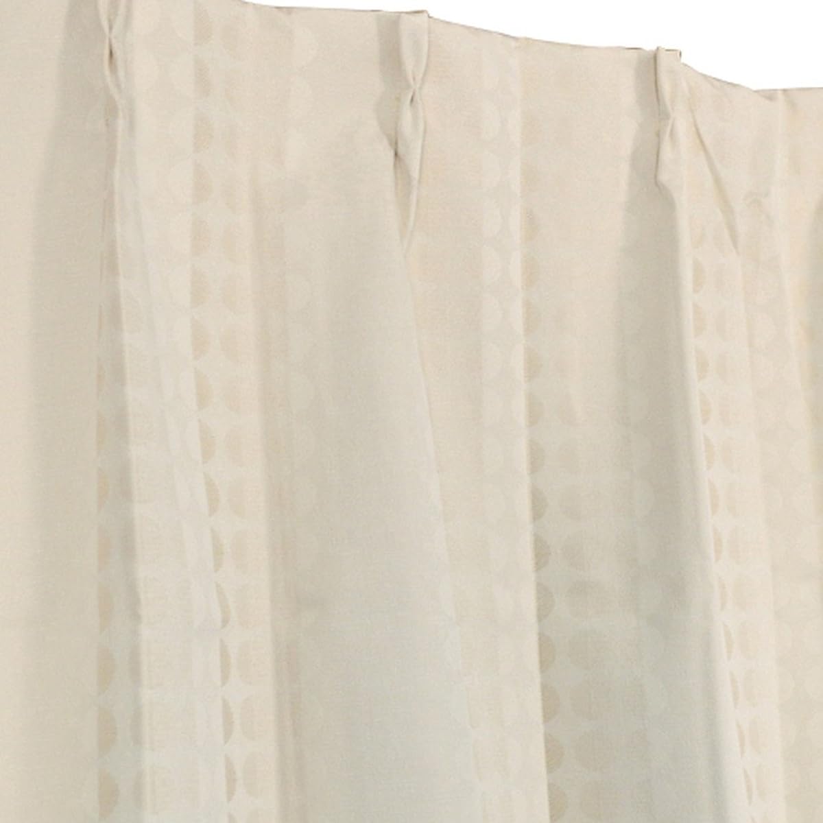 Arie 1st grade blackout, heat insulation, sound insulation, shape memory processing curtains, Largo, set of 2, 100 x 200 cm, Ivory